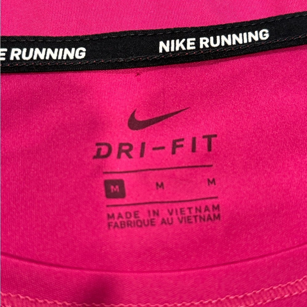 Nike Pink Fitted Short Sleeve Tee - Picture 3 of 3